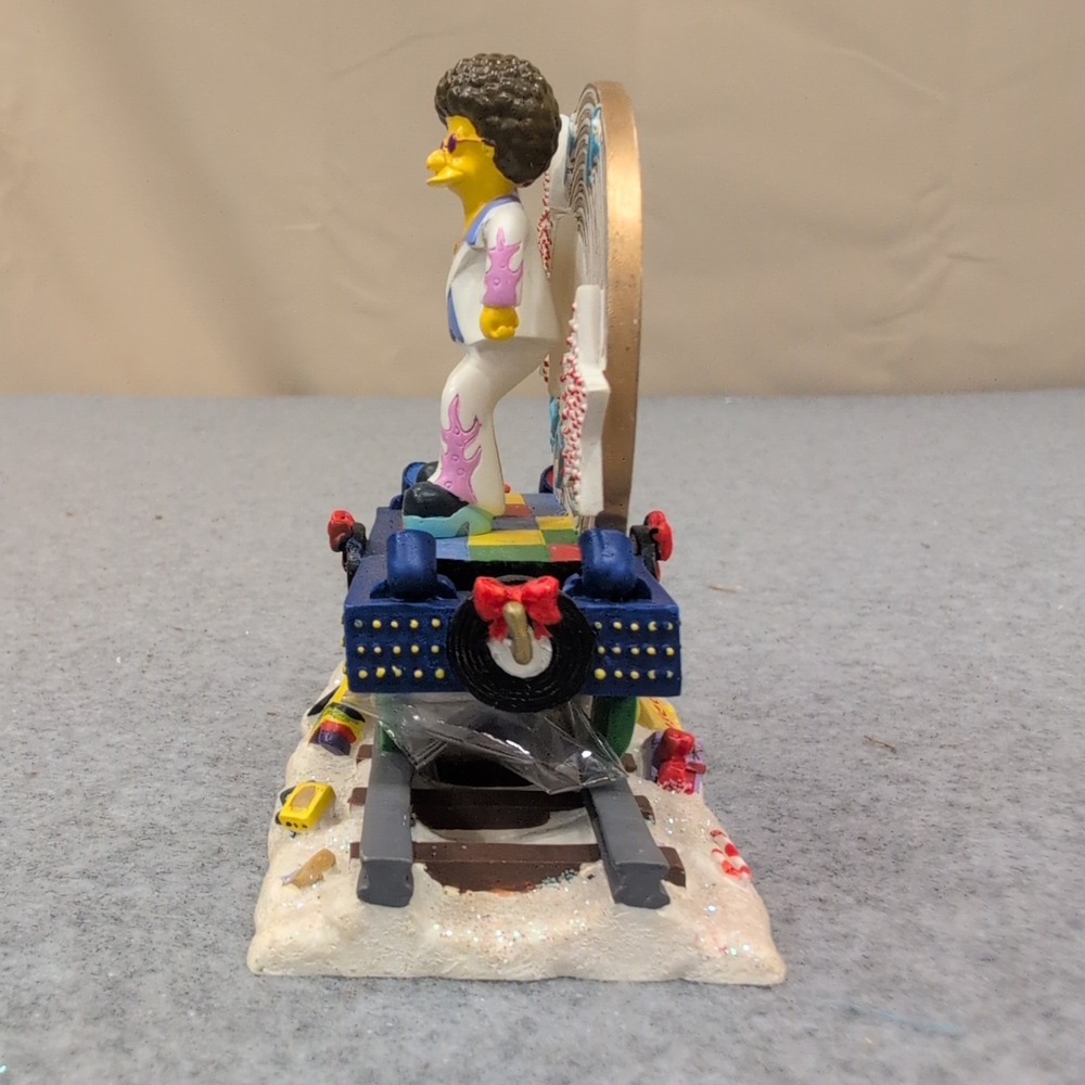 The Simpsons Disco The Halls Christmas Express Disco Stu Sculpture 2004 - Picture 2 of 5